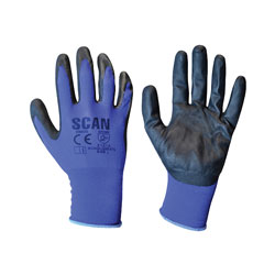 Scan N550118 Max. Dexterity Nitrile Gloves - L (Size 9)