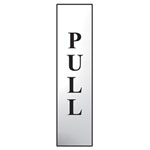 Scan 6034C Pull Vertical - Polished Chrome Effect 50 x 200mm