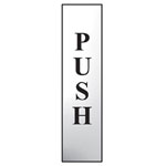 Scan 6032C Push Vertical - Polished Chrome Effect 50 x 200mm