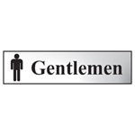 Scan 6003C Gentlemen - Polished Chrome Effect 200 x 50mm