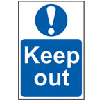 Scan 0255 Keep Out - PVC 200 x 300mm