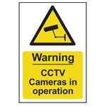 Scan 1311 Warning CCTV Cameras in Operation - PVC 200 x 300mm