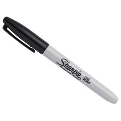 Fine tip shop black sharpie