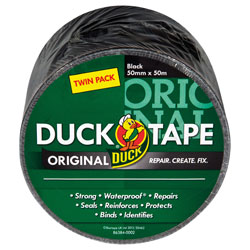 Shurtape 232336 Duck Tape® Original 50mm x 50m Black (Twin Pack)