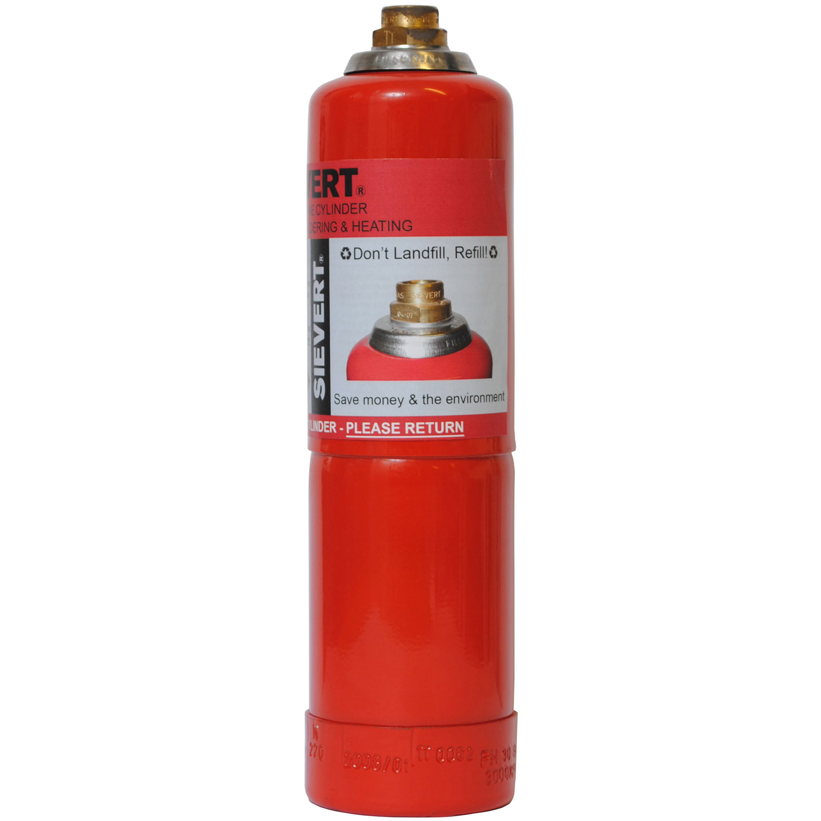 Sievert P2000cy Full Propane Gas Cylinder 340g Rapid Online 