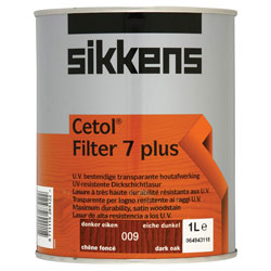 Sikkens 5085906 Cetol Filter 7 Plus Translucent Woodstain Dark Oak 1 litre