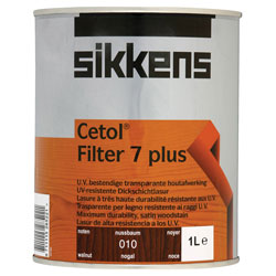 Sikkens 5085911 Cetol Filter 7 Plus Translucent Woodstain Walnut 1 litre