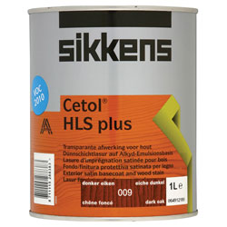 Sikkens 5085924 Cetol HLS Plus Translucent Woodstain Dark Oak 1 litre