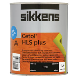 Sikkens 5085945 Cetol HLS Plus Translucent Woodstain Ebony 1 litre