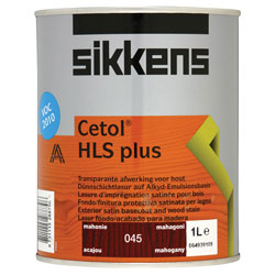 Sikkens 5085965 Cetol HLS Plus Translucent Woodstain Mahogany 1 litre