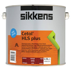 Sikkens 5085966 Cetol HLS Plus Translucent Woodstain Mahogany 2.5 litre