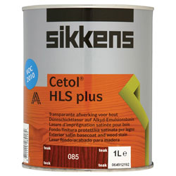 Sikkens 5086005 Cetol HLS Plus Translucent Woodstain Teak 1 litre