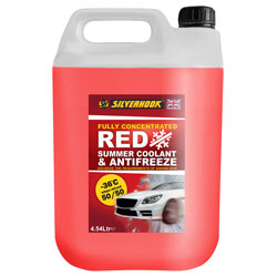 Silverhook SHAR4 Concentrated Red Antifreeze O.A.T. 4.5 litre