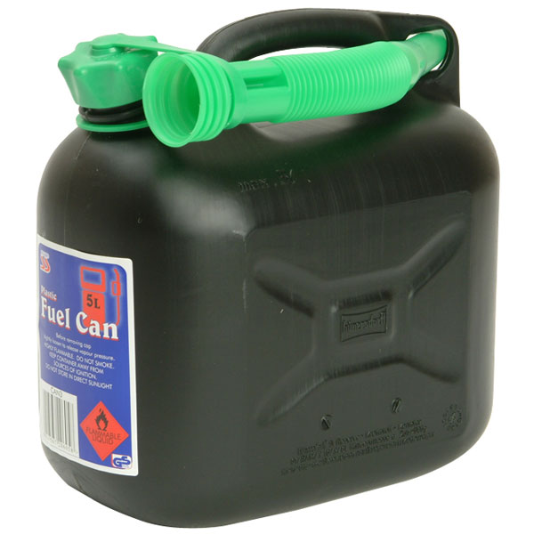  CAN3 Diesel Fuel Can & Spout Black 5 litre