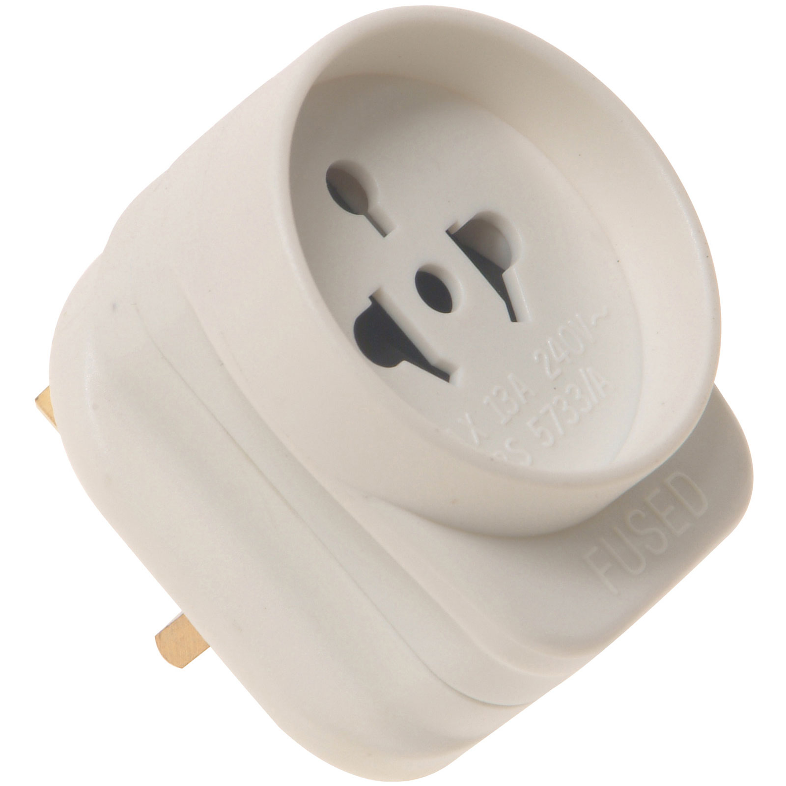 SMJ TADTTC-N European Tourist To UK Travel Adaptor | Rapid Electronics