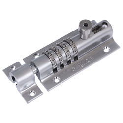 Squire COMBI4CH CombiBolt 4 Re-Codable Locking Bolt Chrome 120mm