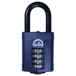 Squire CP50/1.5 Combination Padlock 4-Wheel 50mm Long Shackle 38mm