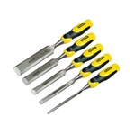 Stanley 2-16-885 DYNAGRIP™ Bevel Edge Chisel with Strike Cap Set, 5 Piece