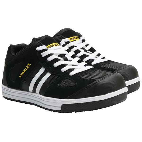Stanley STA20051-110 Cody Black/White Stripe Safety Trainers UK 6 ...