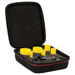 Starrett KFC06022 Bi-Metal Fast Cut Electrician's Holesaw Kit
