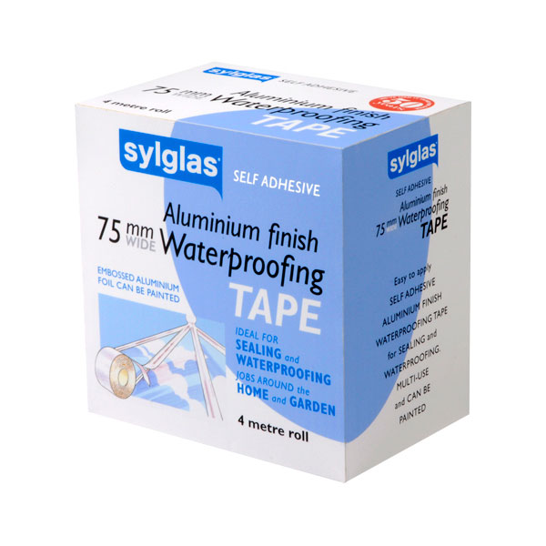 8620021 Aluminium Finish Waterproofing Tape 75mm x 4m
