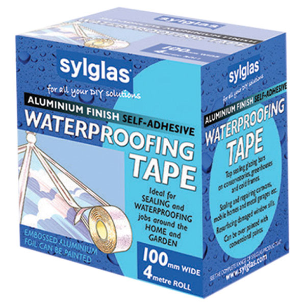  8620022 Aluminium Finish Waterproofing Tape 100mm x 4m