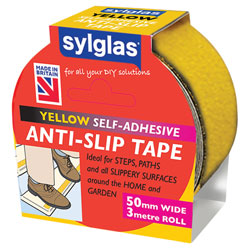 Sylglas 8620041 Anti-Slip Tape 50mm x 3m Yellow