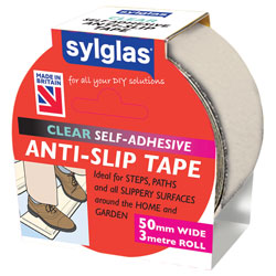 Sylglas 8620042 Anti-Slip Tape 50mm x 3m Clear