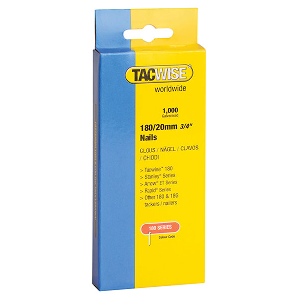 Slide Tacwise 0361 180 18 Gauge 25mm Nails Pack 1000