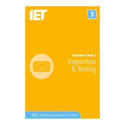 IET Publishing Guidance Note 3: Inspection & Testing 9th Edition