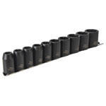 Teng 9121 Impact Socket Set of 10 Metric 1/2in Drive