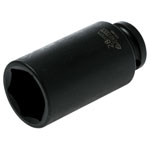 Teng 920628N Deep Impact Socket Hexagon 6-Point 1/2in Drive 28mm