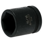 Teng 920130 Impact Socket Hexagon 6-Point 1/2in Drive 15/16in