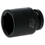 Teng 920527N Impact Socket Hexagon 6-Point 1/2in Drive 27mm