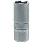 Teng M120046C Spark Plug Socket 1/2in Drive 21mm