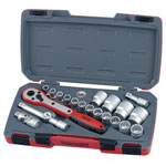 Teng T1221 Socket Set of 21 Metric 1/2in Drive