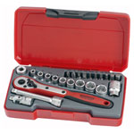 Teng T1424 Socket Set of 24 Metric 1/4in Drive