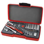 Teng T1436 Socket Set of 36 Metric 1/4in Drive