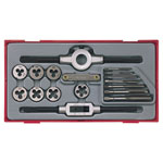 Teng TC30 TTTD17 Rethreading Tap & Die Set, 17 Piece