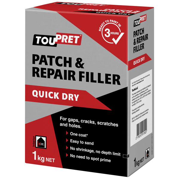 Toupret FGREB01GB Quick Dry Patch &amp; Repair 1kg