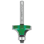 Trend C078 x 1/4 TC Round Over Two Flute Cutter 9.5 x 15.9mm