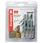 Trend SNAP/DBG/SET Drill Bit Guide Set with Quick Chuck - 5/64in 7/64in & 9/64in