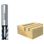 Trend TR12 x 1/4 TCT Two Flute Cutter Long Shank 12 x 19mm