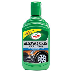 Turtle Wax 52812 Black in a Flash Trim & Tyre Wax 300ml