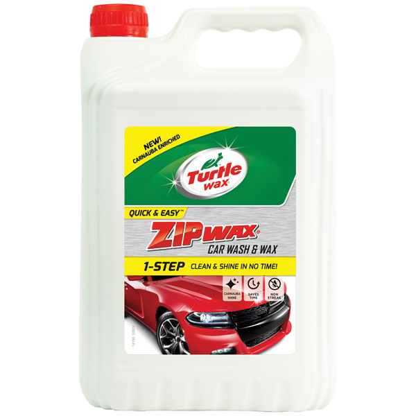 turtle wax 52824 5l zip wax car wash and wax