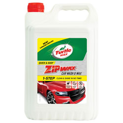 Turtle Wax 52824 Zip Wax Car Wash & Wax 5 litre