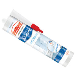 UniBond 2079323 Anti-Mould Kitchen & Bathroom Sealant Cartridge Translucent 274g