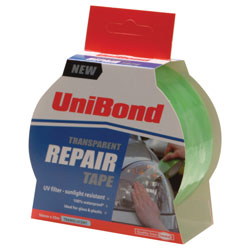 UniBond 1668006 Transparent Repair Tape 50mm x 25m