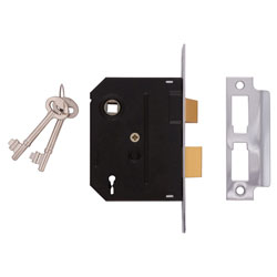 UNION J2295-CH-2.50 2295 2 Lever Mortice Sashlock Chrome Finish 63mm 2.5in Box