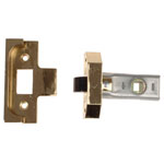 UNION Y2650-EB-2.50 Rebated Tubular Mortice Latch 2650 Electro Brass 63mm 2.5in